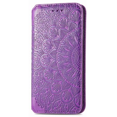 SKALO Samsung A13 4G Mandala Slim lompakkokotelo - Violetti