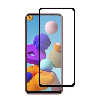 SKALO Samsung A21s Koko Näytön Panssarilasi