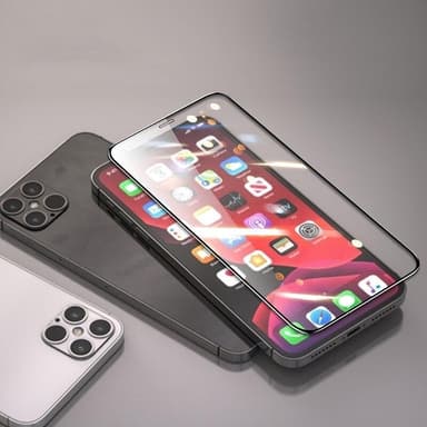 SKALO iPhone 12 Pro Max Koko Näytön Panssarilasi