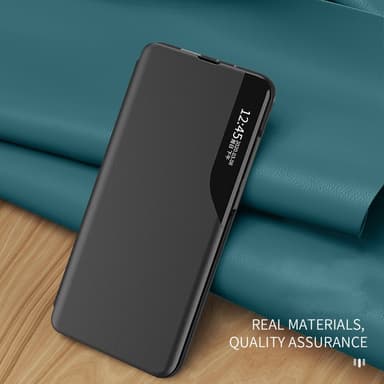 SKALO Samsung S24 Ultra Clear View Window Case - Sininen