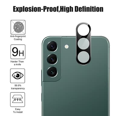 2-KPL SKALO Samsung S23 Plus 3D -panssarilasit kameroille
