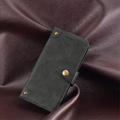 SKALO Motorola Moto G23 4G IDEWEI Lompakkokotelo PU-nahkaa - Musta