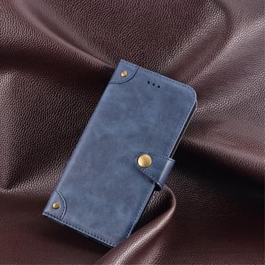 SKALO Motorola Moto G23 4G IDEWEI Lompakkokotelo PU-nahkaa - Sininen