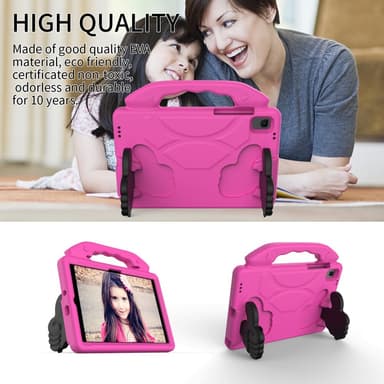 SKALO Samsung Tab A8 10.5 (2021/2022) Thumb Up Lasten Suojakotelo- Pinkki