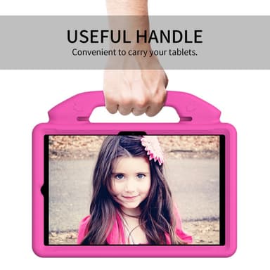 SKALO Samsung Tab A8 10.5 (2021/2022) Thumb Up Lasten Suojakotelo- Pinkki