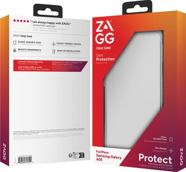 Zagg Samsung Galaxy A05 kirkas suojakuori