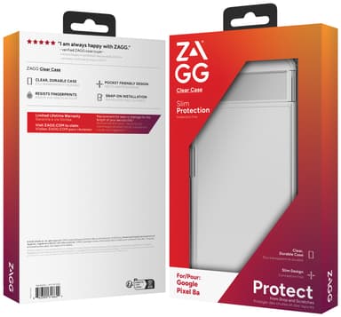 Zagg Google Pixel 8a kirkas suojakuori