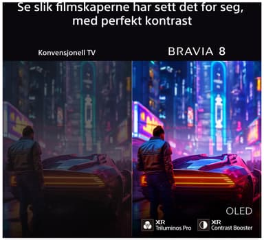Sony 77” Bravia 8 4K OLED älytelevisio (2024)