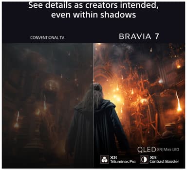 Sony 65” Bravia 7 4K MiniLED älytelevisio (2024)