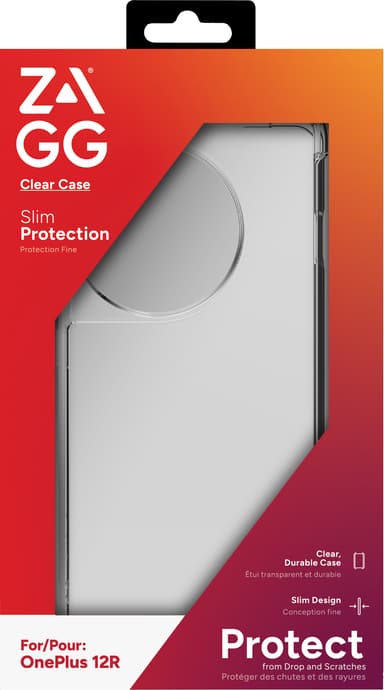 Zagg OnePlus 12R kirkas suojakuori