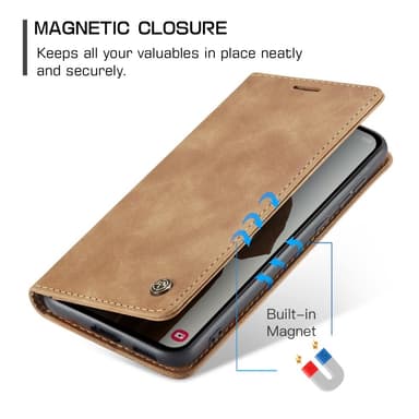 CASEME Retro Lompakkokotelo Samsung Galaxy A55