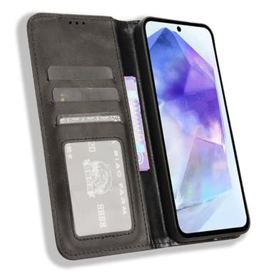 Lompakkoteline Käännettävä puhelinkotelo Samsung Galaxy A55