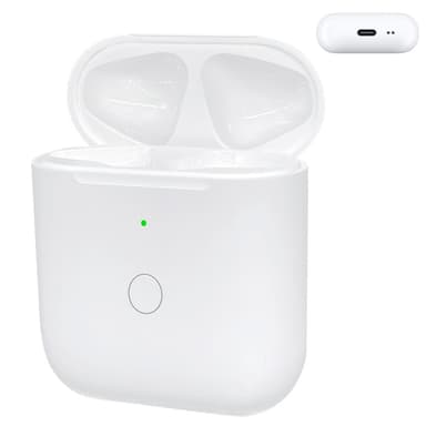 AirPods 1/2 Korvaava Latauskotelo Sisäänrakennettu 550mAh Akulla