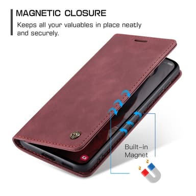 CASEME Retro Lompakkokotelo Samsung Galaxy A55