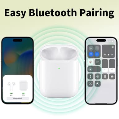 AirPods 1/2 Korvaava Latauskotelo Sisäänrakennettu 550mAh Akulla