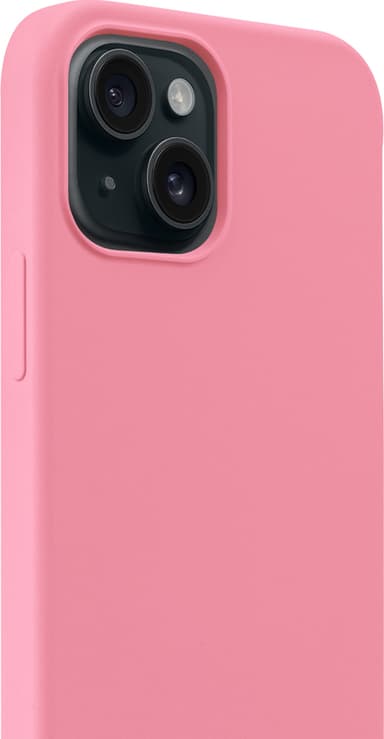 Holdit Silicone iPhone 14/13 suojakuori (vaaleanpunainen)
