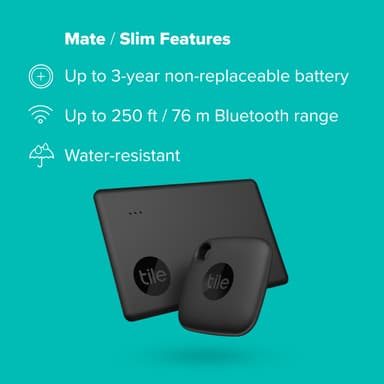 Tile Starter Pack (2022) - 2 pack (Musta Mate/Slim)