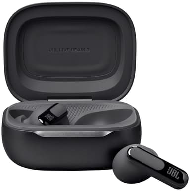 JBL Live Beam 3 täysin langattomat in-ear kuulokkeet (musta)