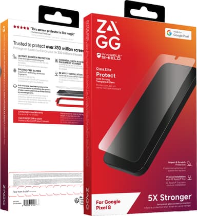Zagg Glass Elite Google Pixel 8 näytönsuoja