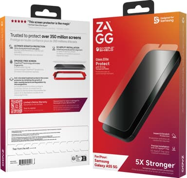 Zagg Glass Elite Samsung Galaxy A55 näytönsuoja