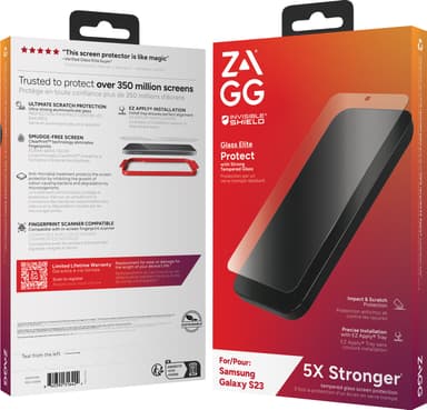 Zagg Glass Elite Samsung Galaxy S23 näytönsuoja