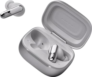 JBL Live Beam 3 täysin langattomat in-ear kuulokkeet (hopea)