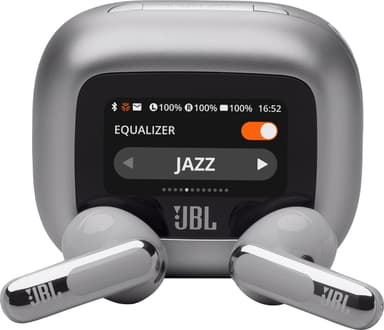 JBL Live Flex 3 täysin langattomat in-ear kuulokkeet (hopea)