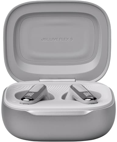 JBL Live Flex 3 täysin langattomat in-ear kuulokkeet (hopea)