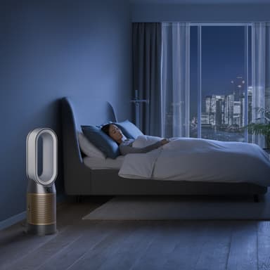 Dyson Hot + Cool Formaldehyde ilmanpuhdistin HP09 (valkoinen/kulta)
