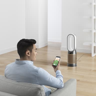Dyson Hot + Cool Formaldehyde ilmanpuhdistin HP09 (valkoinen/kulta)