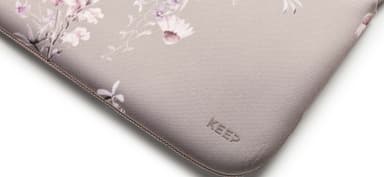 KEEP 15,6" Neoprene suojatasku kannettavalle (Portabella Flower)