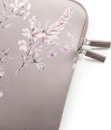 KEEP 14" Neoprene suojatasku kannettavalle (Portabella Flower)