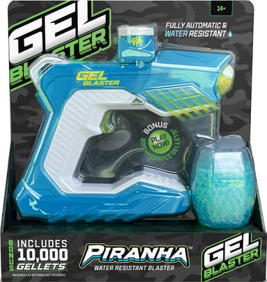 Gel Blaster Piranha and Gellets vesikuulat & geelipallopyssy