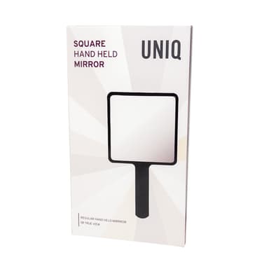 UNIQ Square Käsipeili - musta