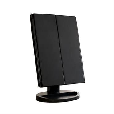 UNIQ® LED Kolmiosainen Hollywood Meikkipeili - Musta