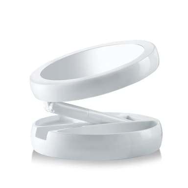 UNIQ Taitettava LED-peili 10X suurennuksella