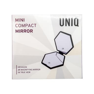 UNIQ Mini Compact Kuusikulmainen Peili