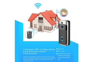 Langaton video-ovikello liiketunnistimella ja wifi-yhteydellä