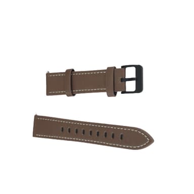 Ranneke aitoa nahkaa Ruskea Garmin Vivoactive3 / Vivoactive 3 Music / Venu / Venu 2 Plus / Venu Sq, Huami Amazfit GTS 2E / GTS 2 Mini / GTS 2 / Pop Pro
