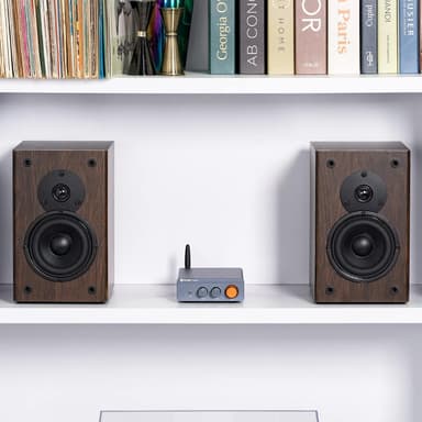 Fosi Audio Bluetooth 5.0 & R/L vahvistin 300W x2 äänenvoimakkuuden, basson ja diskantin säädöllä