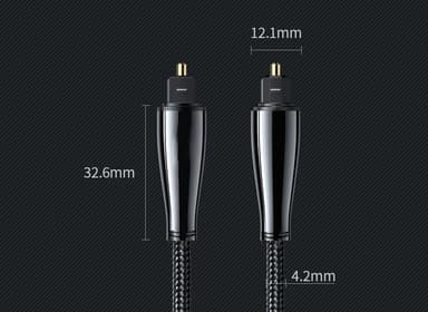 NÖRDIC 5m Toslink/SPDIF valokuitukaapeli