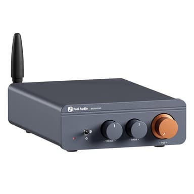 Fosi Audio Bluetooth 5.0 & R/L vahvistin 300W x2 äänenvoimakkuuden, basson ja diskantin säädöllä