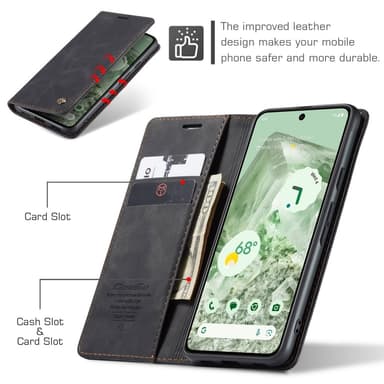CASEME Retro Lompakkokotelo Pixel 8a