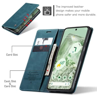 CASEME Retro Lompakkokotelo Pixel 8a