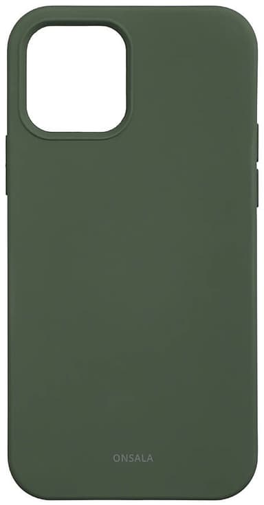 Onsala iPhone 12/12 Pro silikonikuori (vihreä)