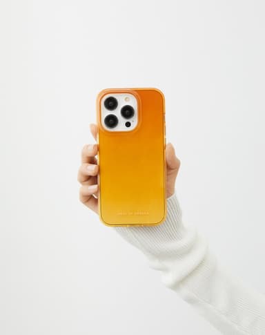 Clear Case iPhone 13/14/15 Orange Spritz
