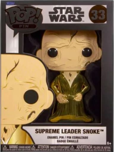 Funko Pin Badge Star Wars Supreme Leader Snoke pinssi