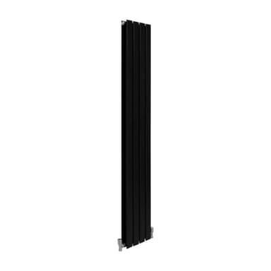 Designer litteät jäähdyttimet mattamusta 1600mm x 280mm