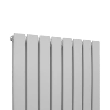 Designer litteät jäähdyttimet, kiiltävä valkoinen 1800 mm x 560 mm