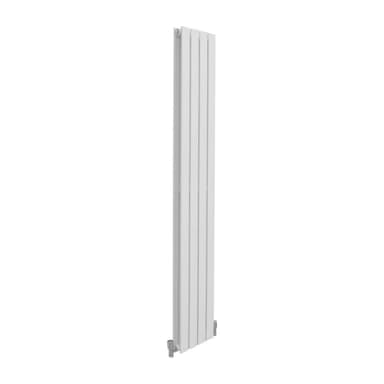 Designer litteät jäähdyttimet, kiiltävä valkoinen 1600 mm x 280 mm